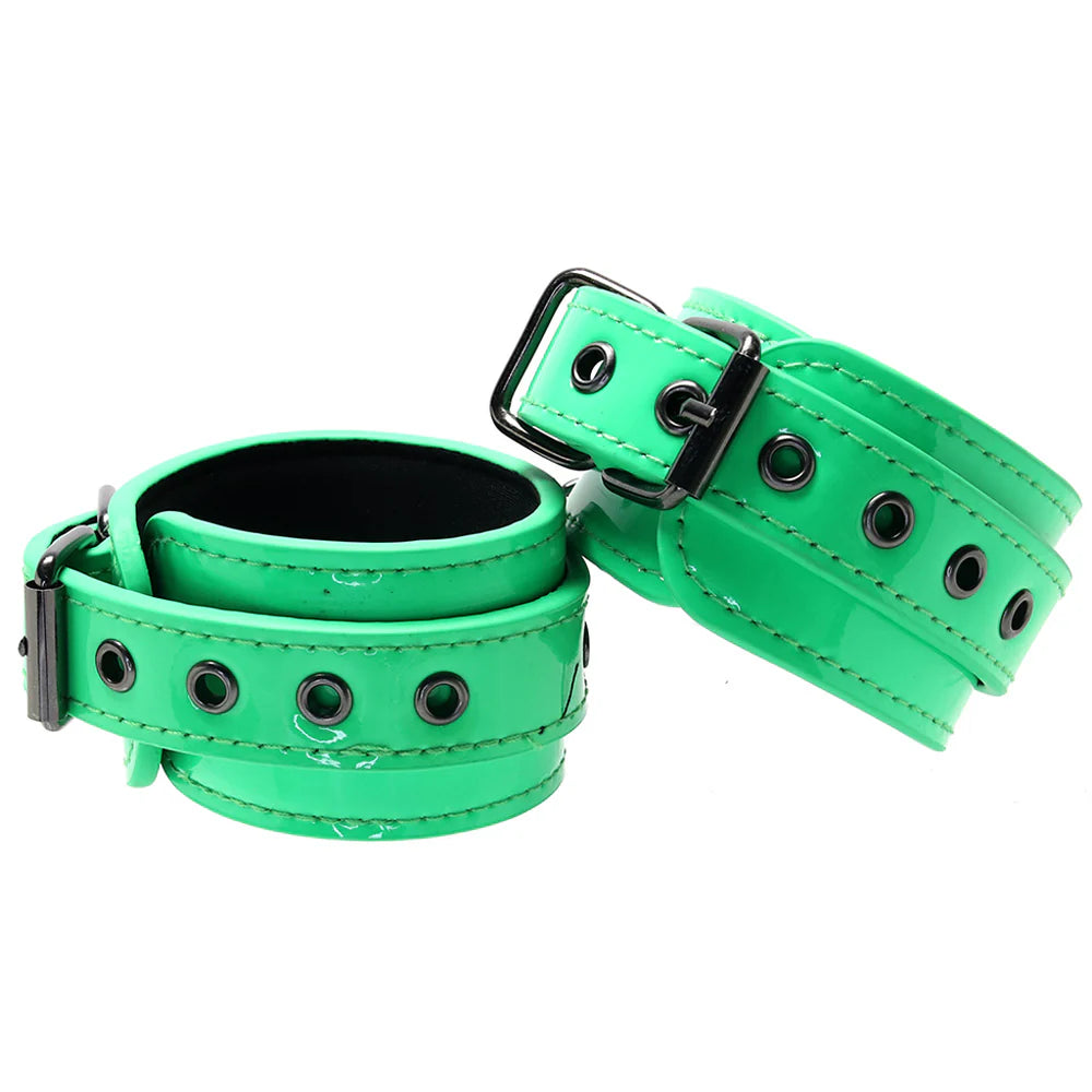 Electra Play Things Neon Green Wrist Cuffs