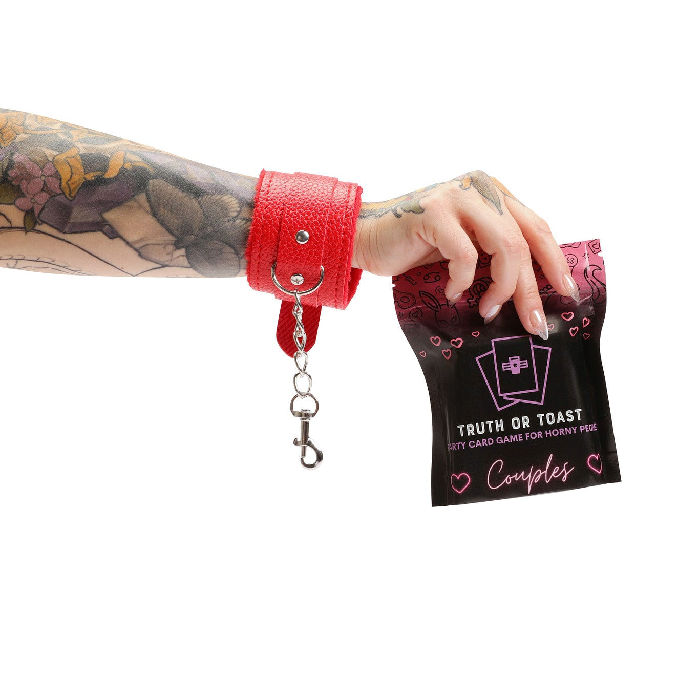 Close-up of a single green leaf against a white background.