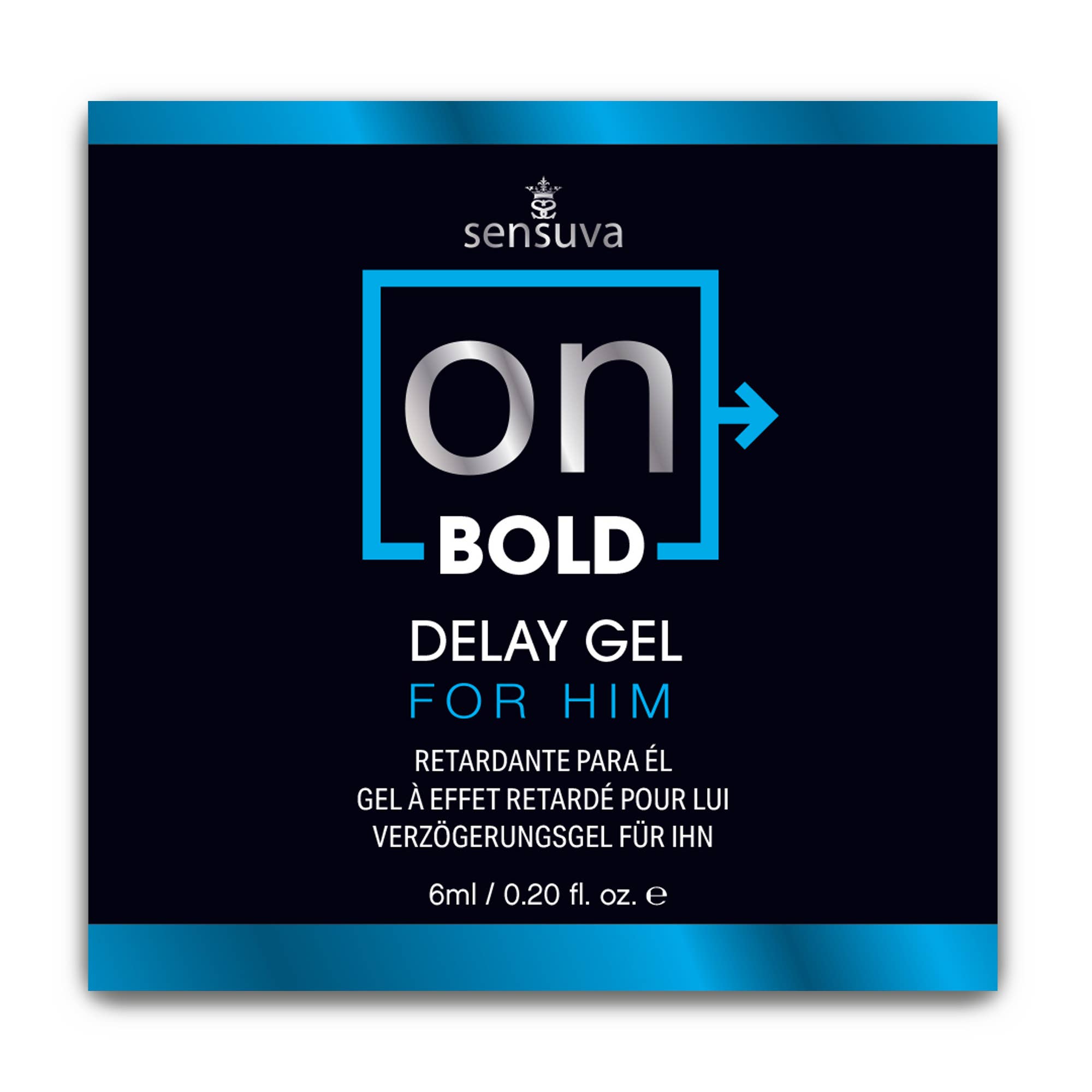 On™ Bold Delay Gel 6 ml. Single-Use Packet