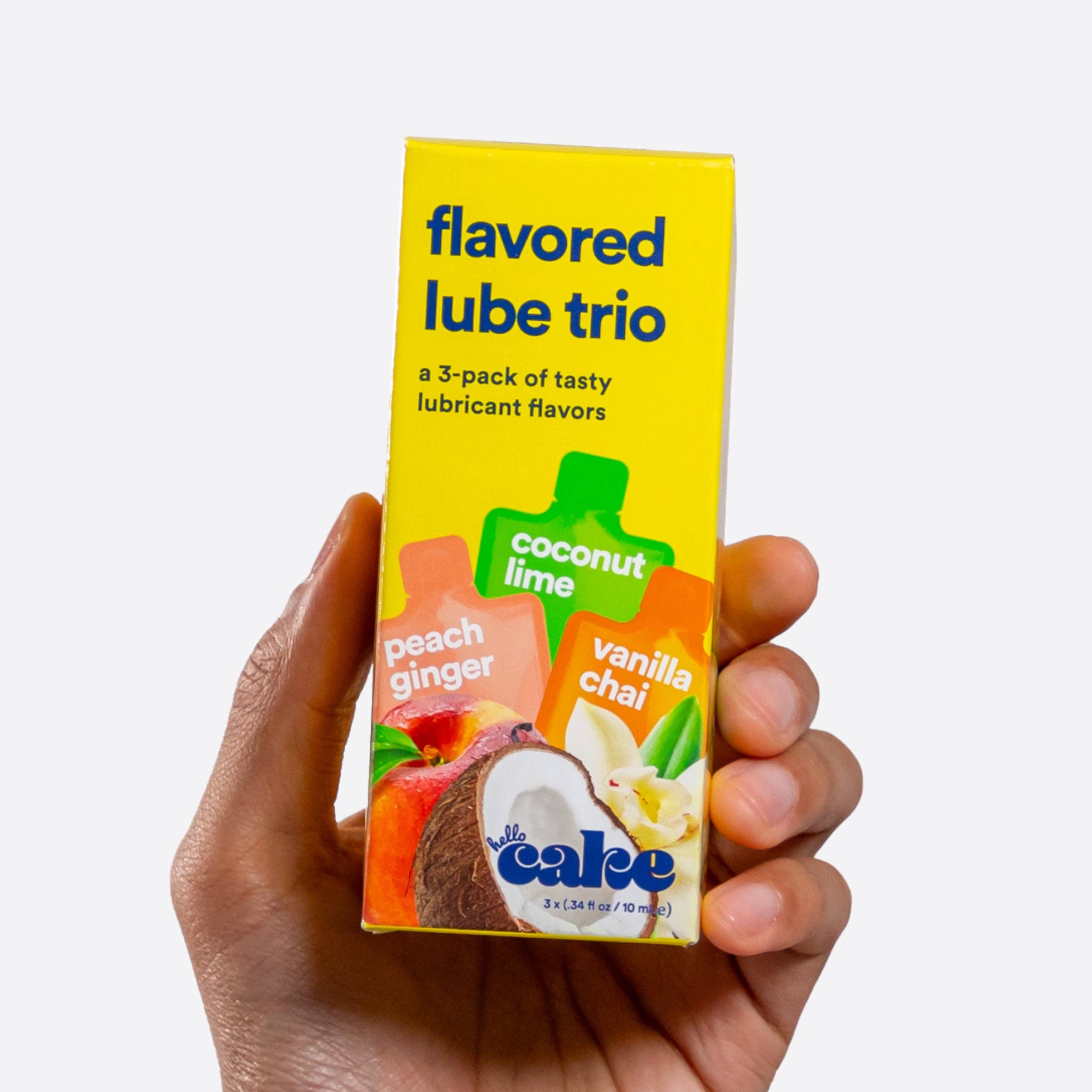 Hello Cake Flavored Lube Trio