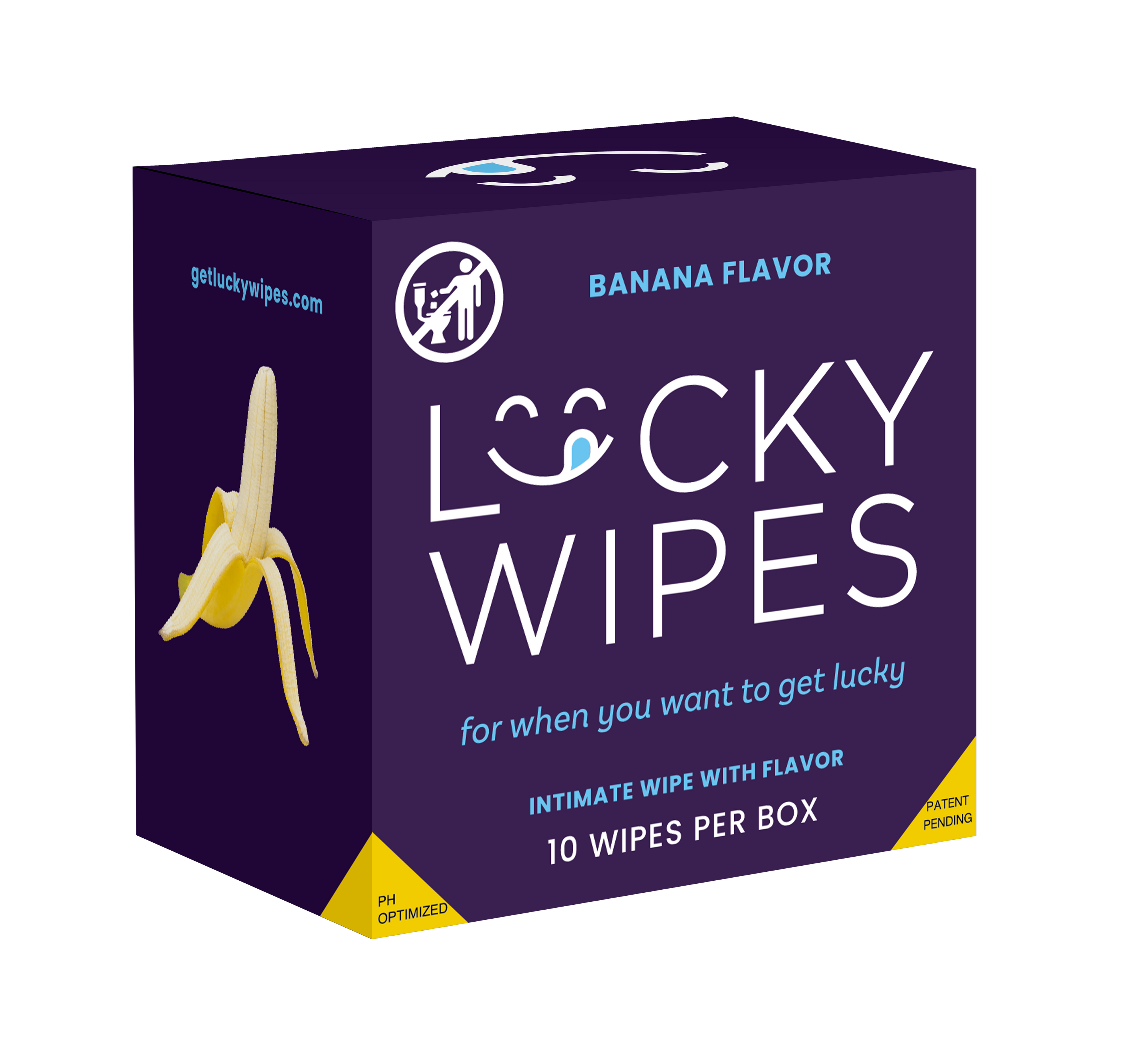 Lucky Wipes For Men Banana Flavor