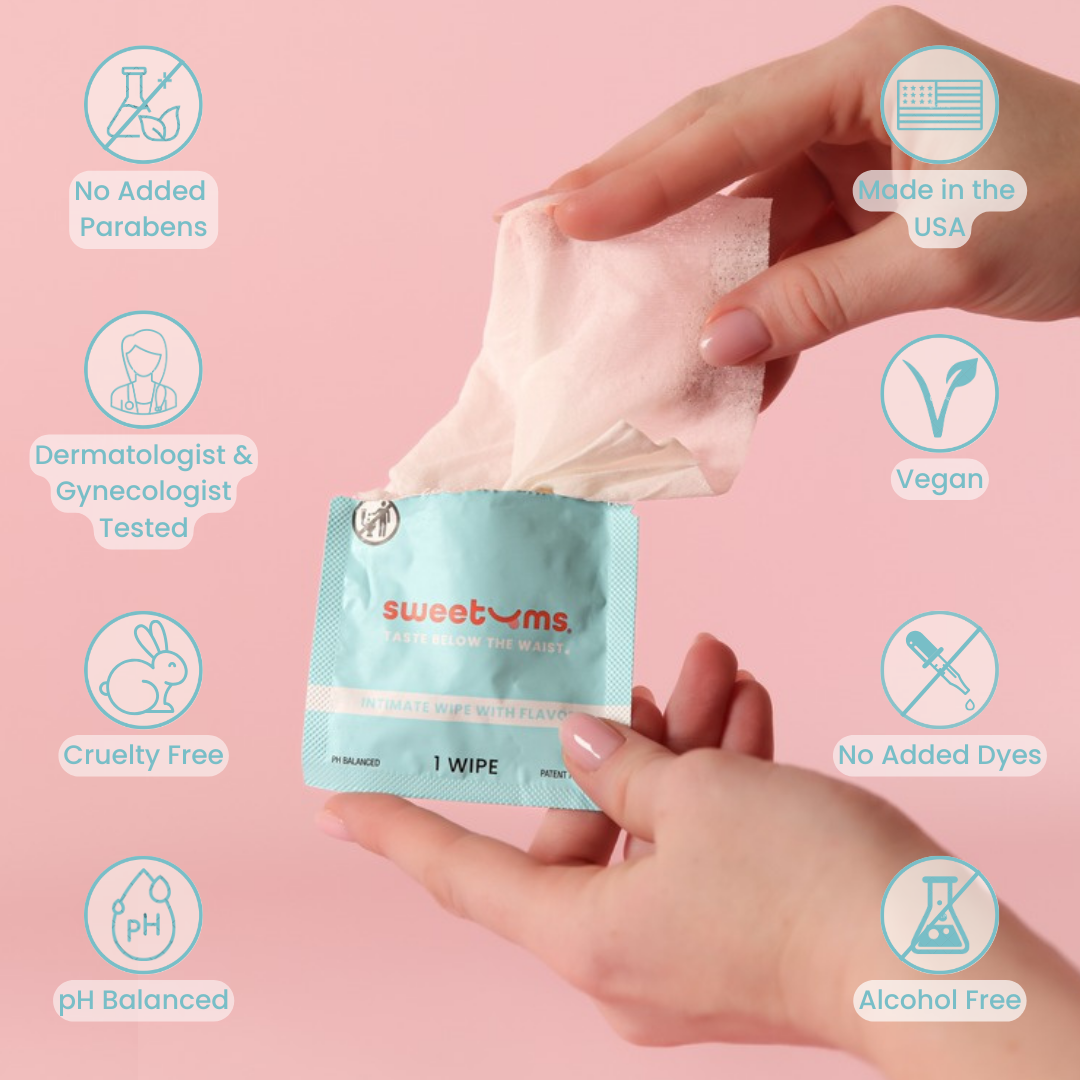 Cinnamon Bun Flavored Intimate Wipes Feminine Wipes