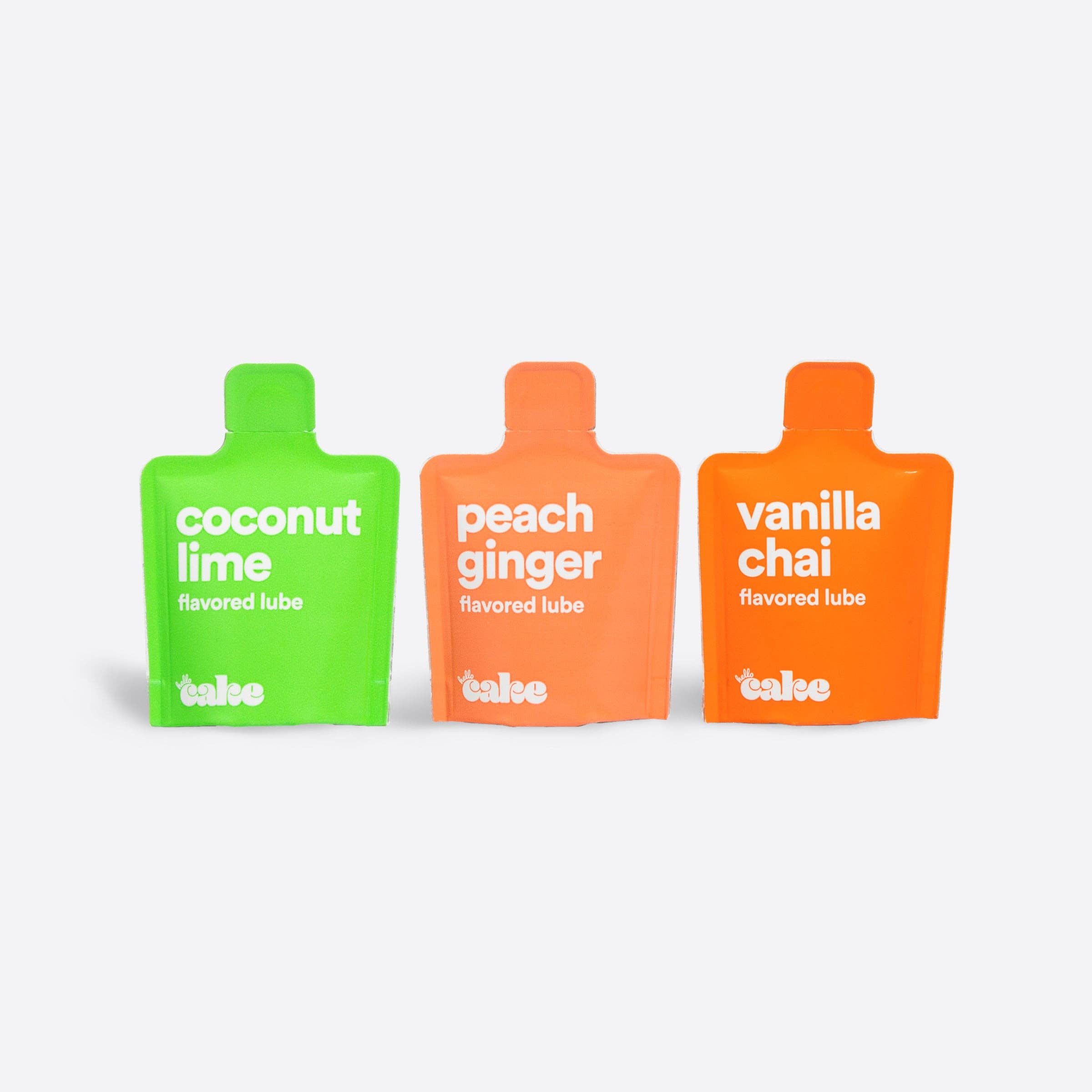 Hello Cake Flavored Lube Trio