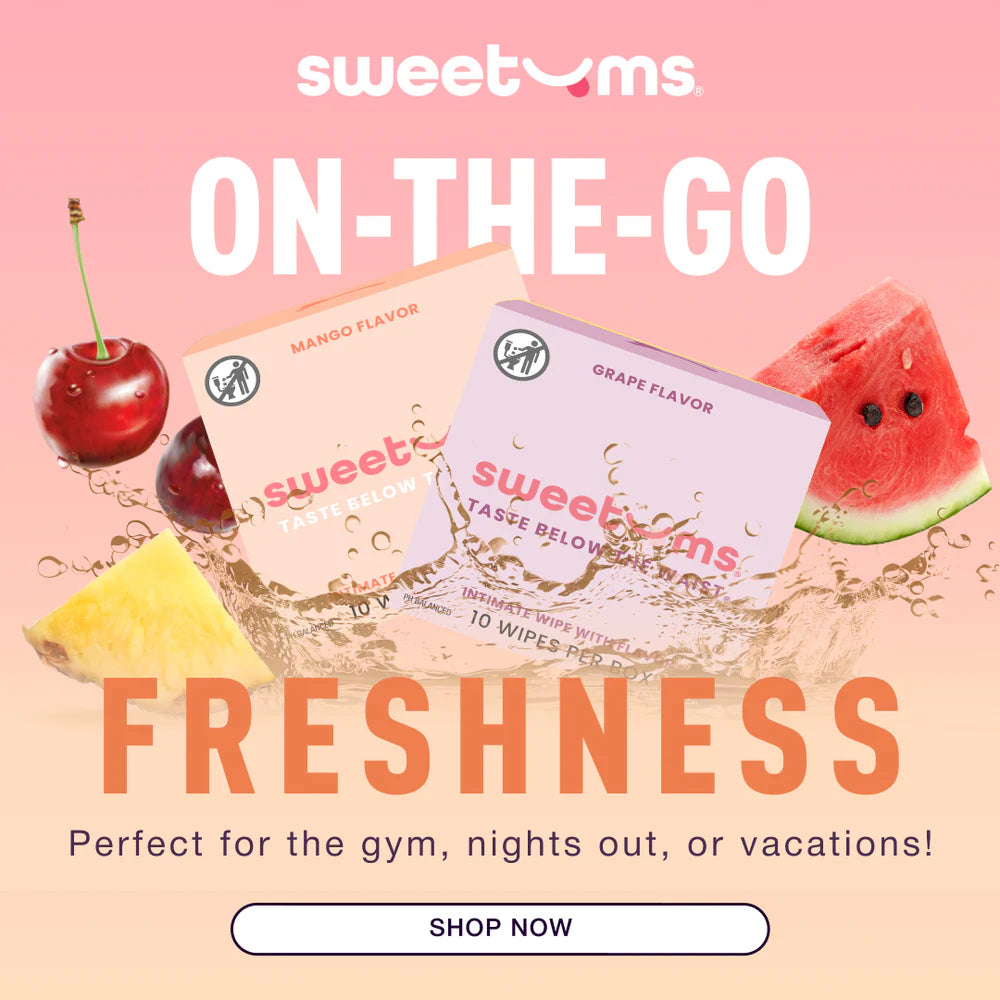 Sweetums Flavored Intimate Wipes (Box of 10)
