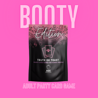 Truth or Toast Ass Edition | Party Card Game for Booty Lovers, Adults, Couples, Swingers, Drinking Games, Date Night and Truth or Dare