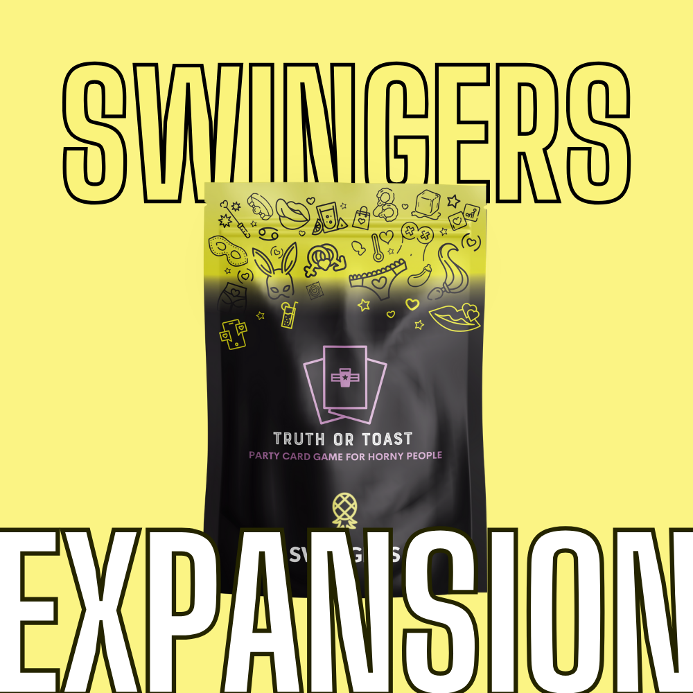 Truth or Toast Swingers Expansion Pack | #1 Party Card Game for Crazy Parties, NSFW Fun, Adventurous Couples and Adults in the Lifestyle