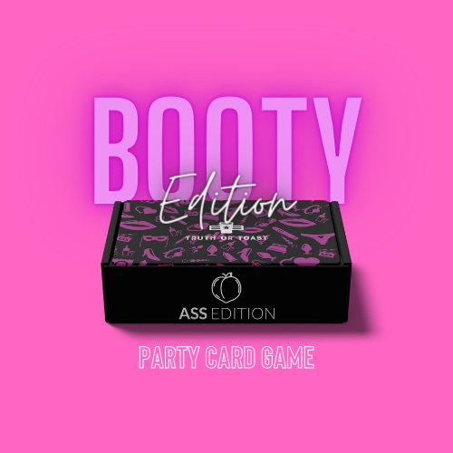 Truth or Toast Ass Edition | Adult Party Game for Booty Lovers, Couples, Swingers, Drinking Games, Date Night and Truth or Dare