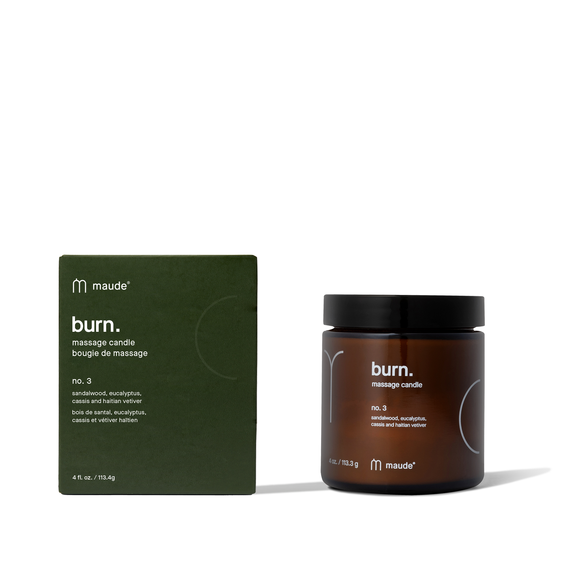 Maude Burn Massage Candle (scent no. 3) - 4oz