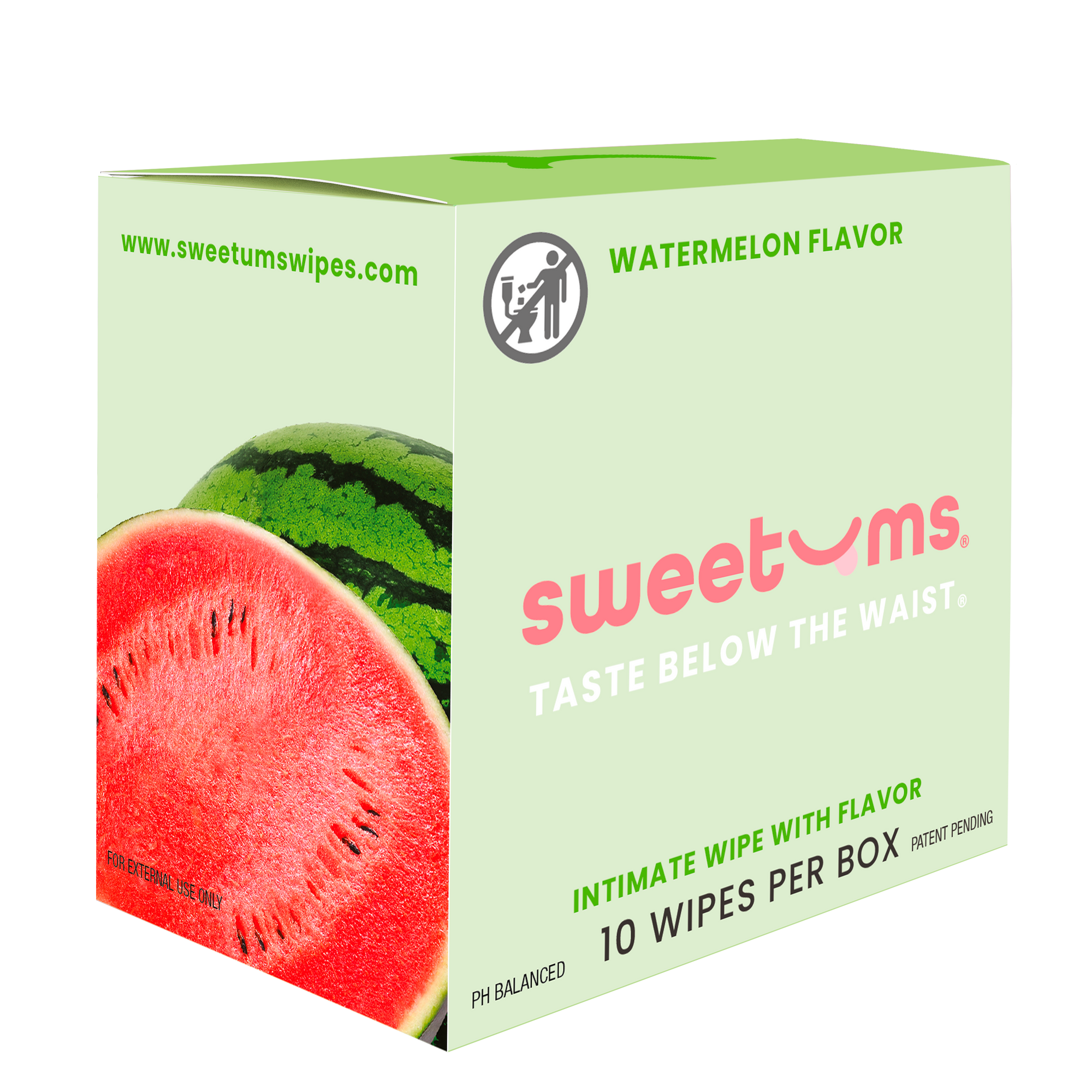 Watermelon Flavored Intimate Wipes Feminine Wipes