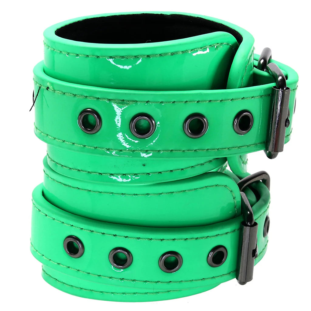 Electra Play Things Neon Green Wrist Cuffs