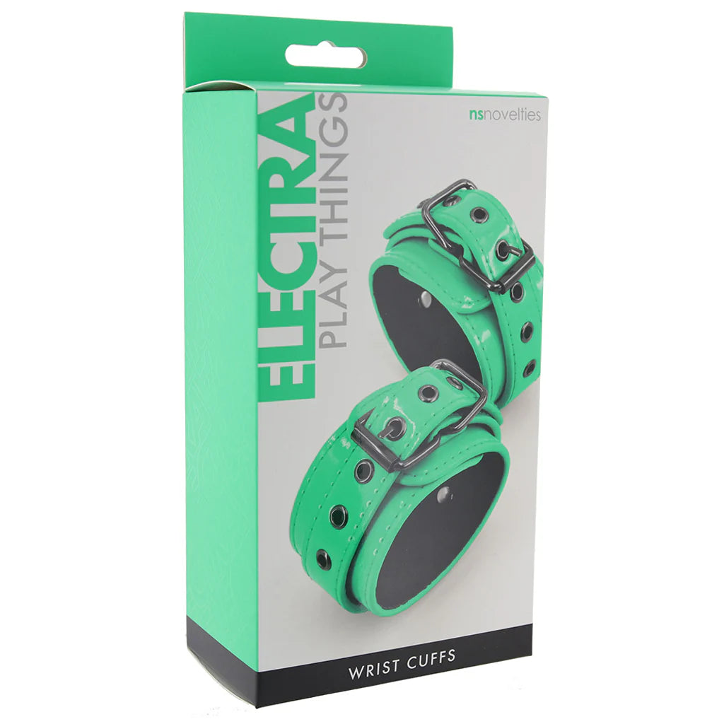Electra Play Things Neon Green Wrist Cuffs