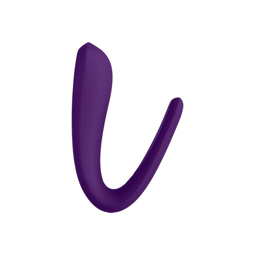 Satisfyer Double Classic Partner Vibrator (Purple)