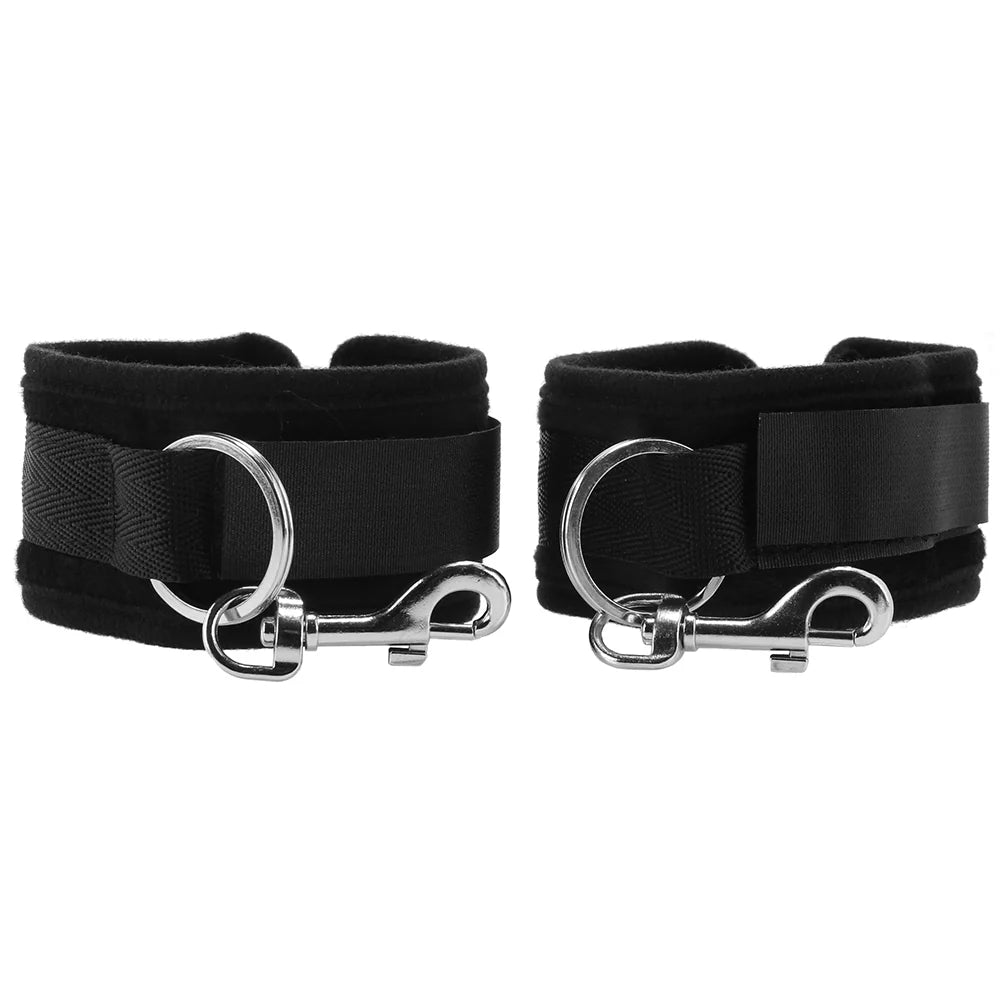 Black Deluxe Buckle Handcuffs