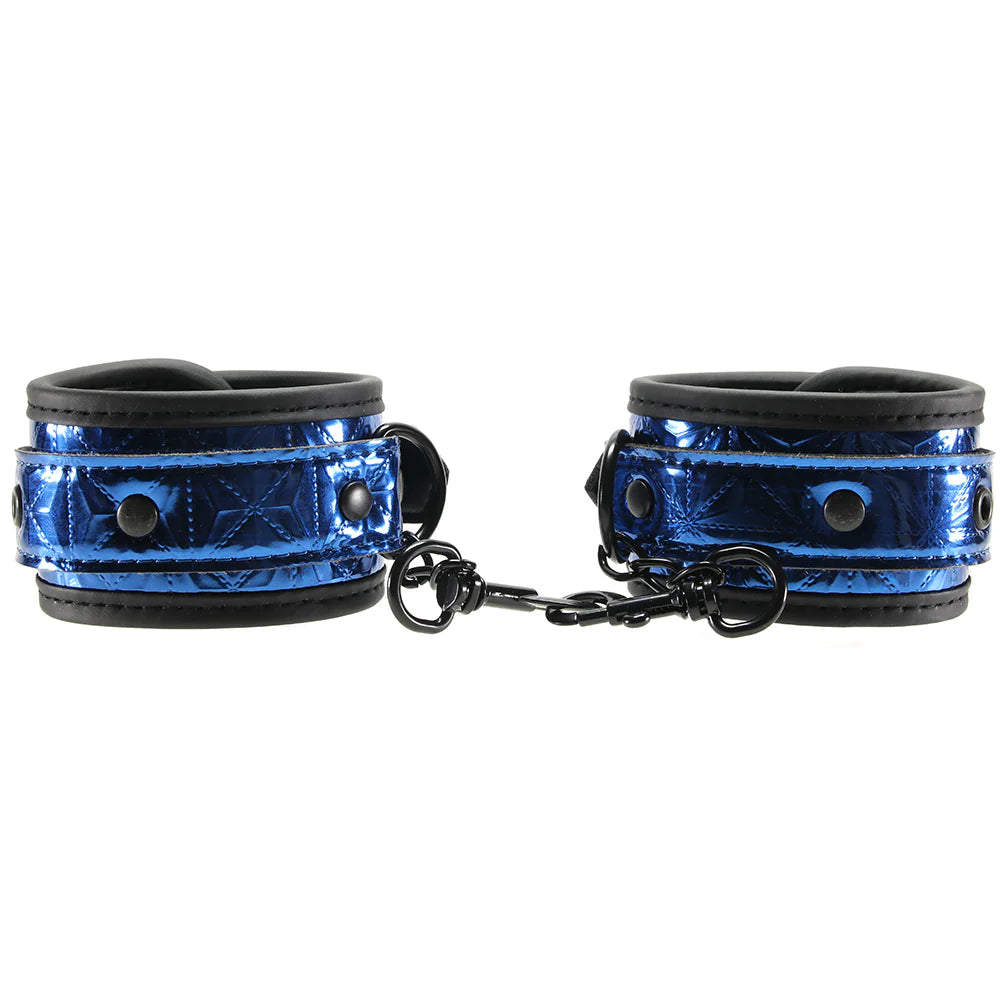 Blue Diamond Deluxe Buckle Handcuffs