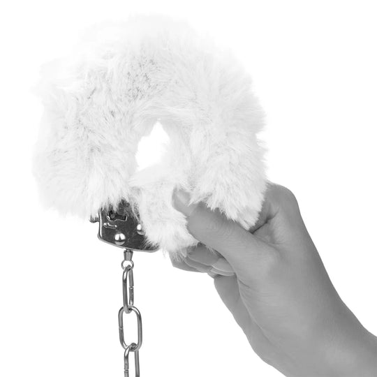 White Ultra Furry Handcuffs